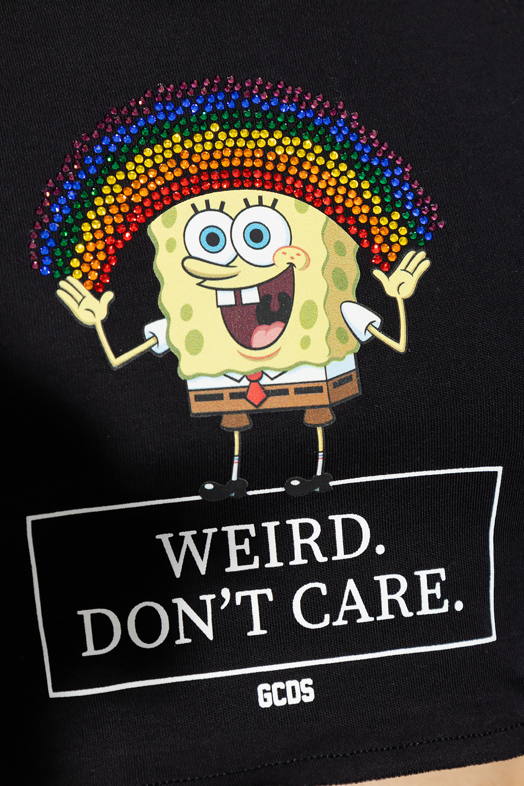 【GCDS】X SPONGEBOB GCDS x SpongeBob Printed cotton-jersey T-shirt Dress | Grey